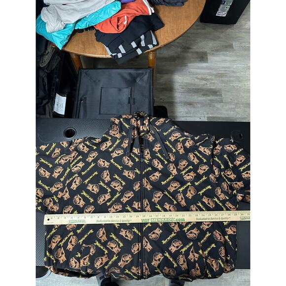 Barefox Hoodie Full Zip Size 2XL All Over Print Streetwear Y2K - Picture 5 of 11